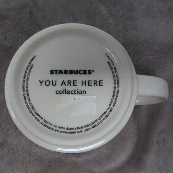 Starbucks Chicago You Are Here Collection Coffee Mug Cup 2015 White Red 14 fl oz - Picture 6 of 6